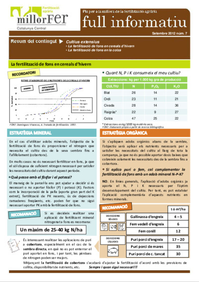 Núm. 7 - juny 2011 PMFACG Full Informatiu