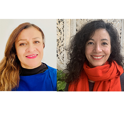 Elizabeth Ledesma i Mònica Pulido, presidenta i secretària, respectivament, d’Ecolocal Market SCCL